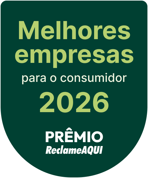 Selo do Prêmio Reclame Aqui 2026
